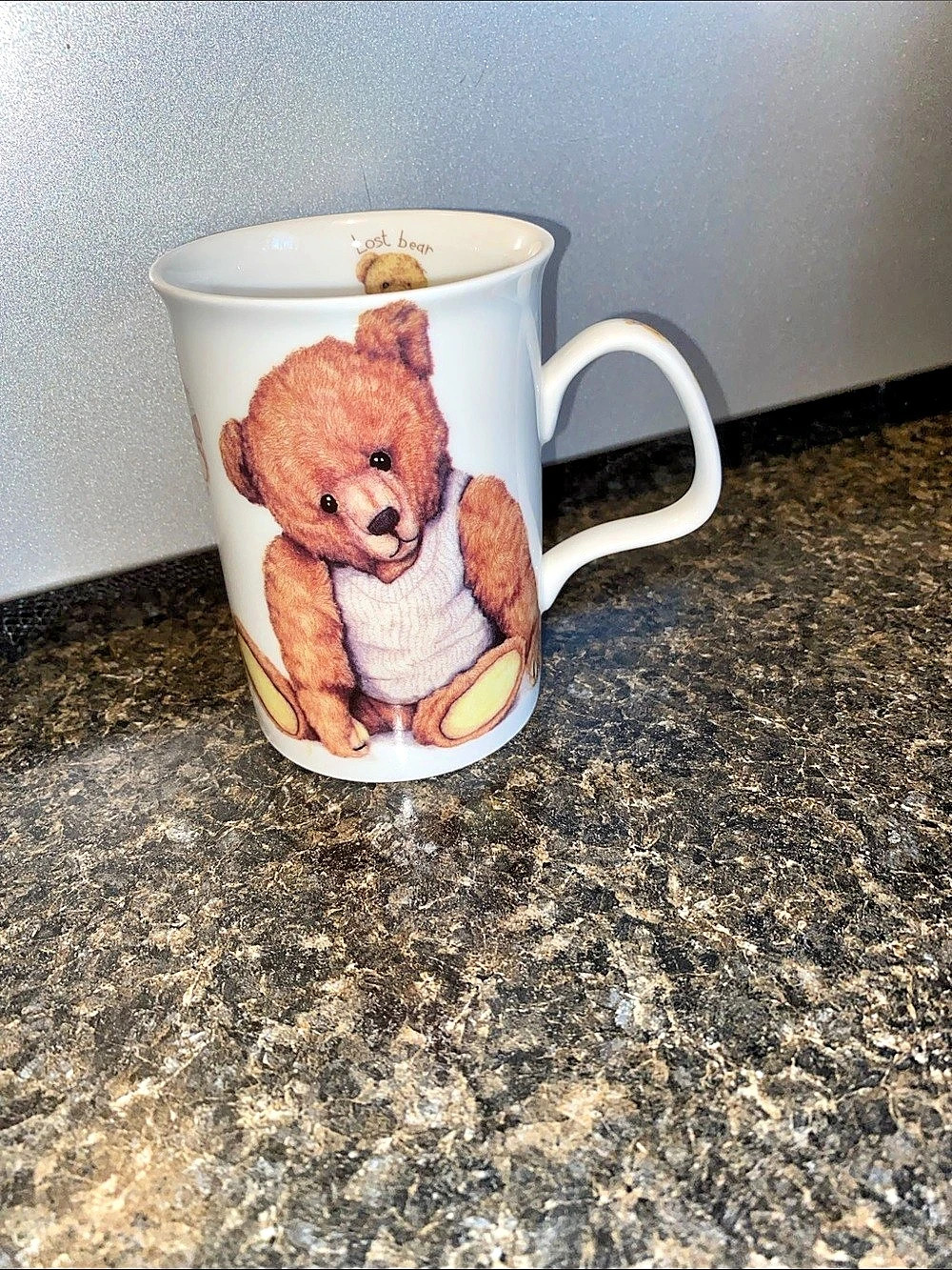 Roy Kirkham Lost Bear Illustrated Mug White 2003